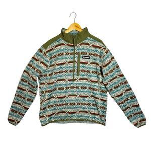 COLUMBIA Sweater Weather II Printed Half Zip Pullover Size XL